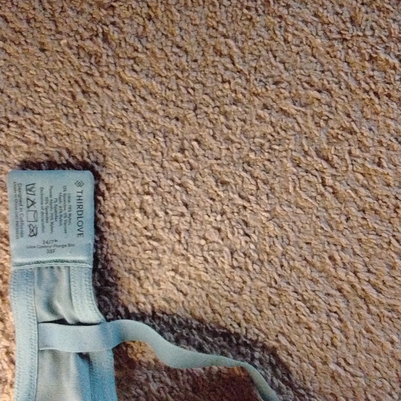 Third Love Lace Contour Plunge Bra 38F Turquoise - Picture 3 of 3